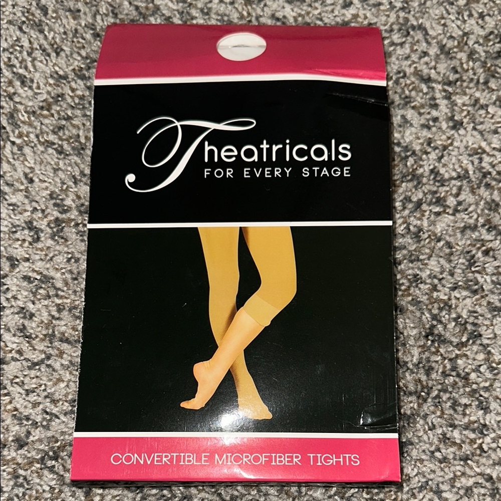 White Theatricals Convertible Microfiber Tights - NWT